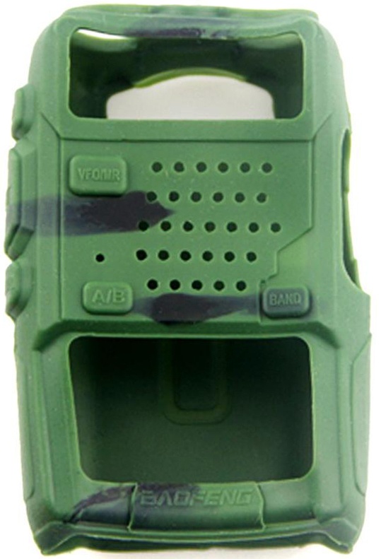 фото Чехол силиконовый для baofeng uv-5r, зеленый