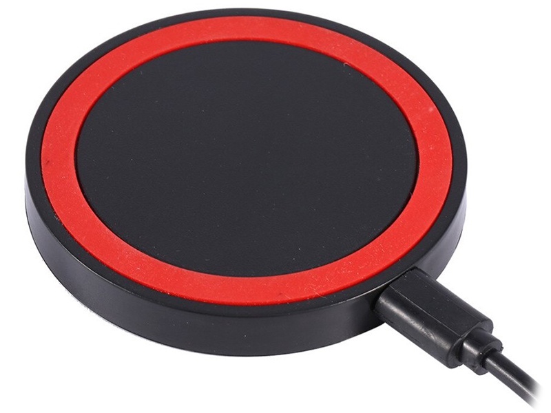 фото Беспроводное зарядное устройство carcam wireless charging pad (red)