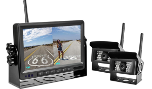 7” LCD Wireless Reversing Monitor + 2 Wireless Backup Cameras KIT YWD-W1 CARCAM