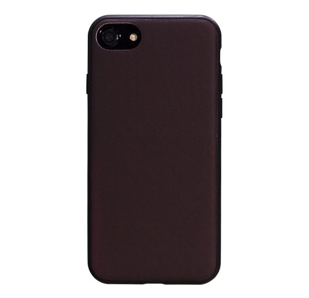 Чехол для iPhone 7 Термочувствительный коричневый КАРКАМ - фото 1