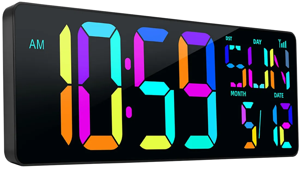 Купить SUNTEK Multi-Color LED Digital Wall Clock (ST080RGB)