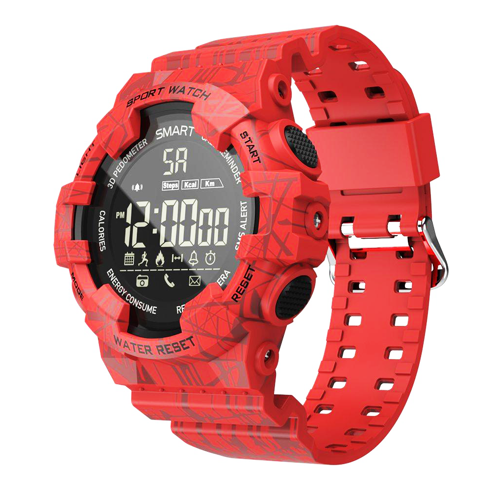 фото Часы carcam smart watch ex16c - red