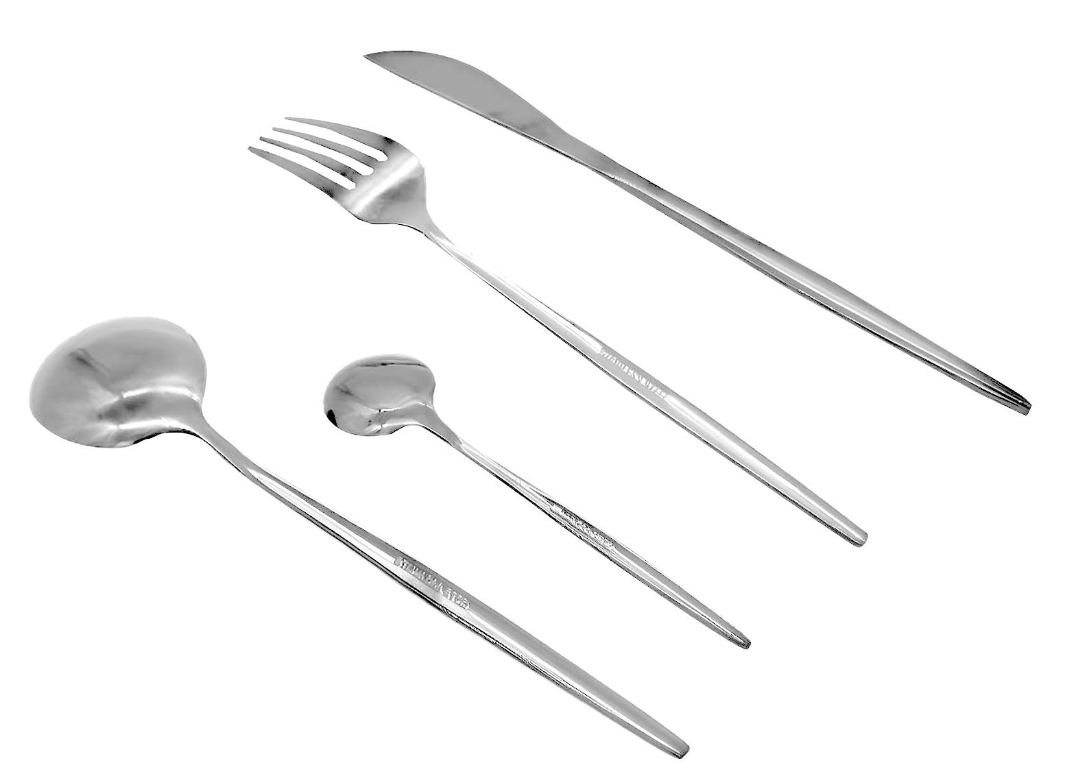 Купить набор столовых приборов Xiaomi Maison Maxx Modern Flatware Set Silver