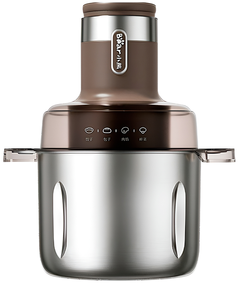 фото Мясорубка xiaomi bear multifunctional food processor (qsj-r05h1) brown carcam