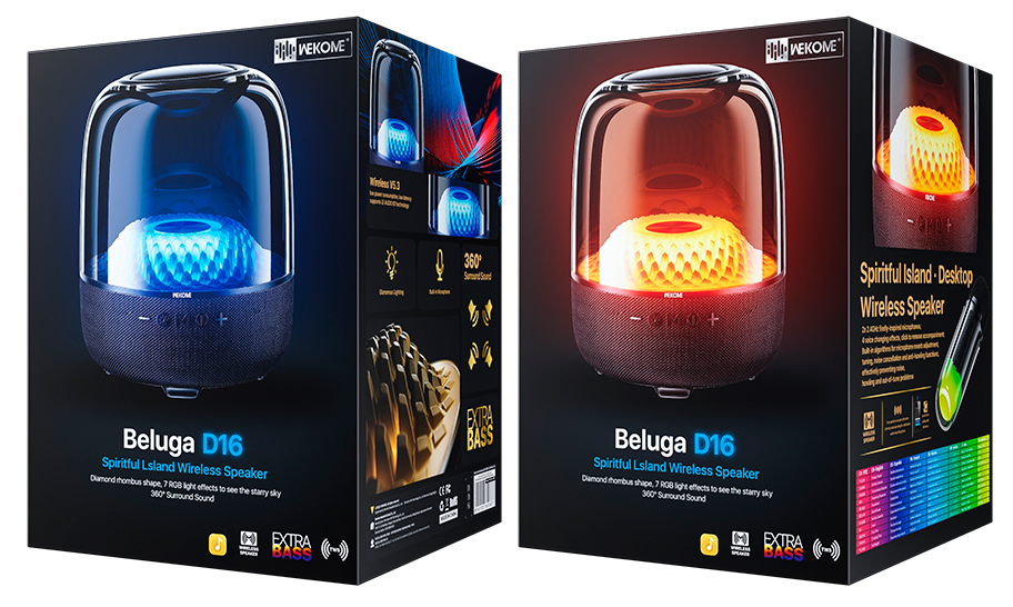 Купить Wekome Spiritful Island Desktop Wireless Speaker (D16) Black