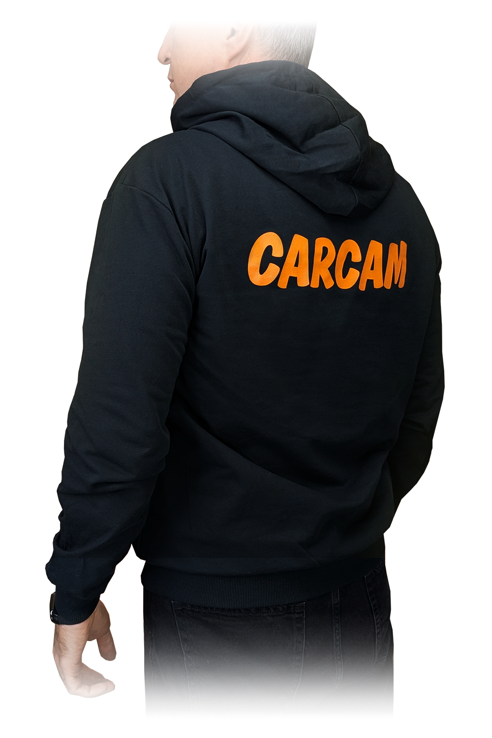 Купить Carcam Худи c капюшоном чёрное S