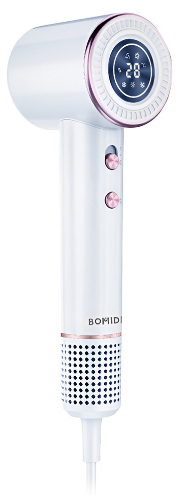Высокоскоростной фен для волос Xiaomi Bomidi High Speed Hair Dryer (HD02) White высокоскоростной фен для волос xiaomi bomidi high speed hair dryer hd2 grey