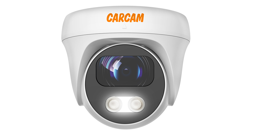 Купольная IP-камера CARCAM 2MP Dome IP Camera 2066SDM купольная full hd ip камера с poe микрофоном и ик подсветкой 25 м carcam 2mp dome ip camera 2071m