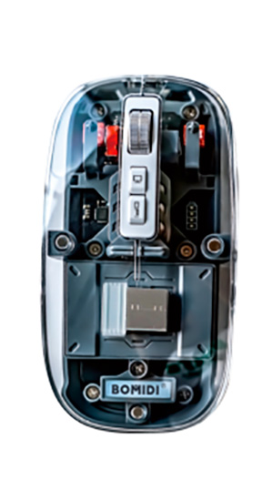 Беспроводная мышь Xiaomi Bomidi Wireless Mouse GM1 Black машинка для стрижки xiaomi bomidi l1 black