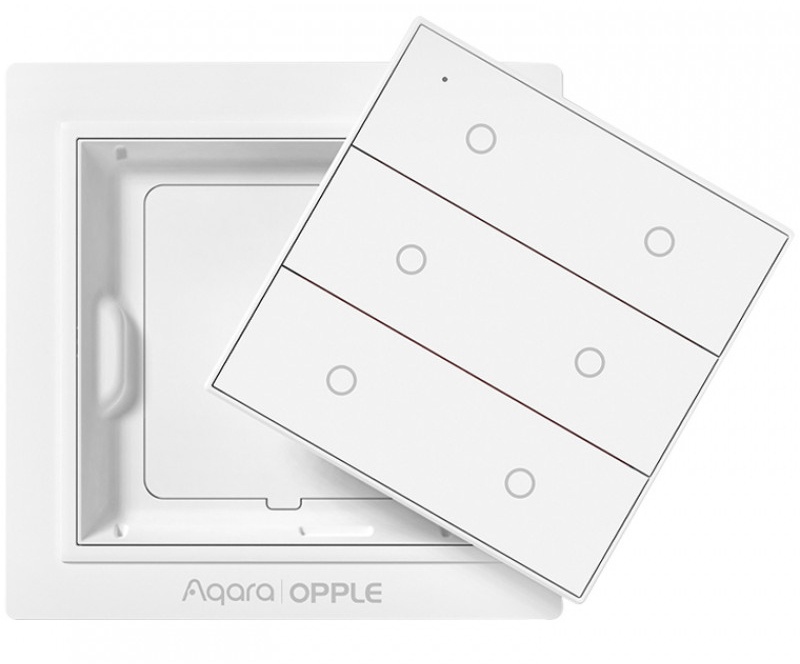 Xiaomi Aqara Opple Wireless Scene Switch (6 клавиш) (WXCJKG13LM) КАРКАМ