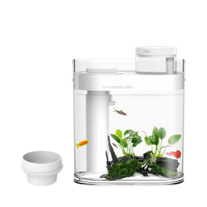 Аква-ферма с увлажнителем Xiaomi Geometrc Lazy Fish Tank White (HF-JHYGZH001) Geometrc