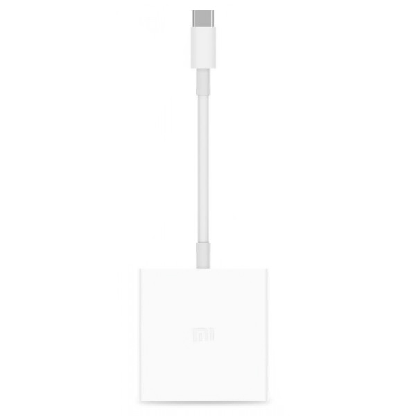 Адаптер-Хаб Xiaomi Mi USB-C to HDMI and Gigabit Ethernet Multi-Adapter - White Xiaomi - фото 1