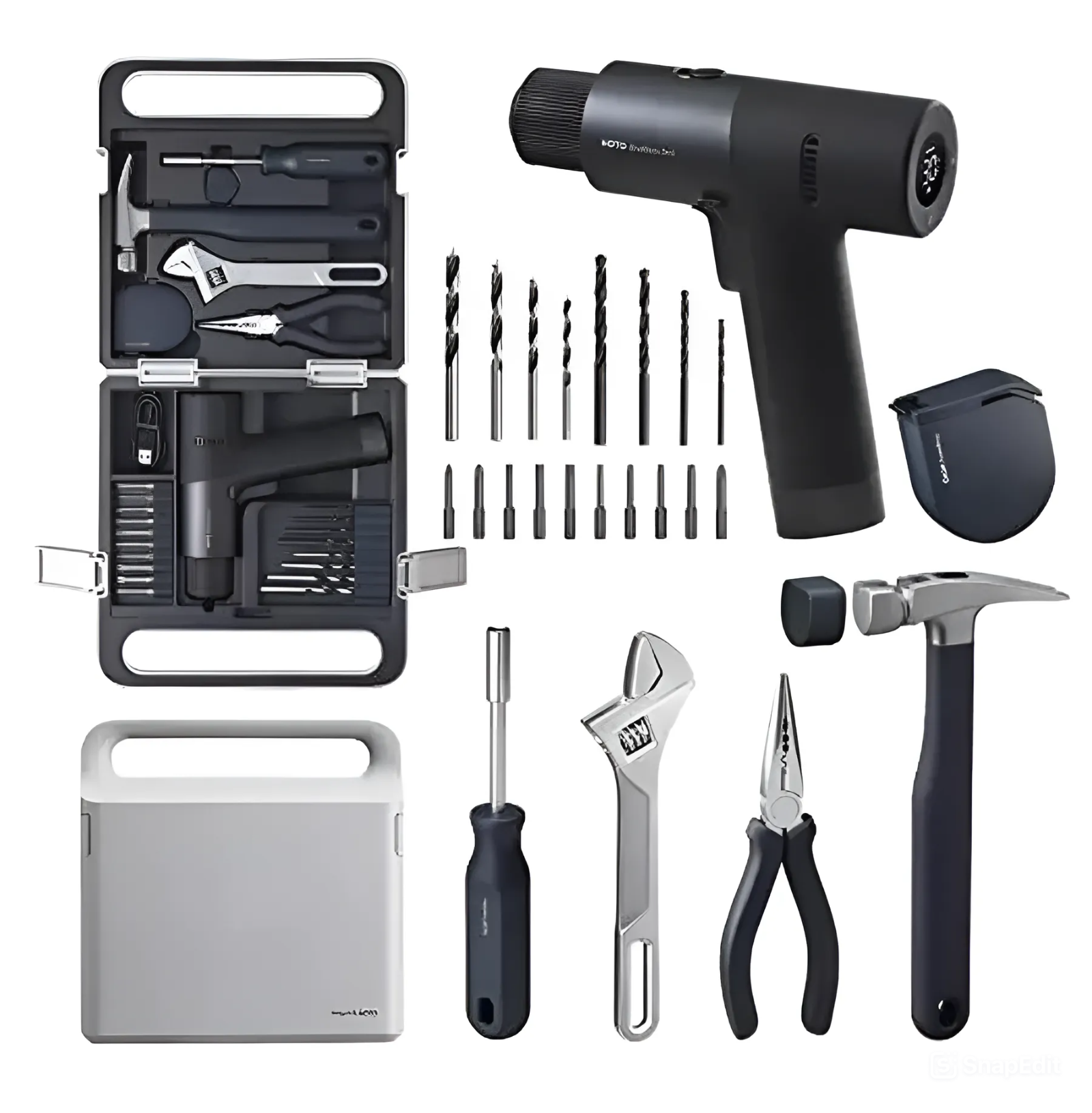Купить Xiaomi Hoto Impact Drill Tool Box (QWDZGJ002) Gray