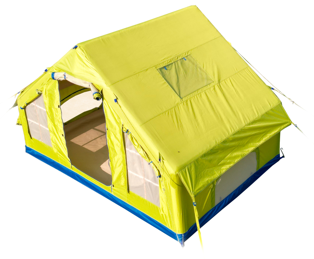 Купить Tourus Inflatable Camping Tent 300×210×200cm Yellow and Blue TS-IT04