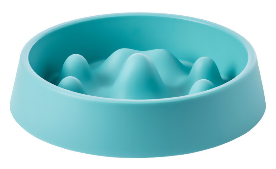 фото Миска для домашних животных xiaomi jordan judy pet slow bowl blue (pe017) jordan & judy