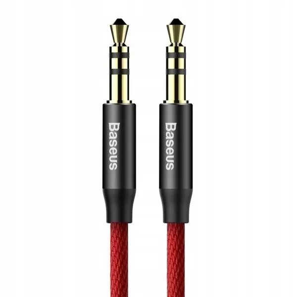 Кабель AUX Baseus Yiven Audio Cable M30 1m Red-Black (CAM30-B91) Baseus