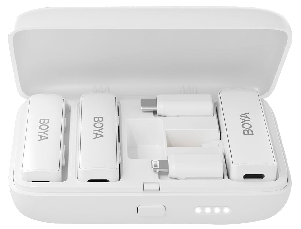 Купить Boya Multi-Compatible 2.4 GHz Dual-Channel Wireless Microphone System (BOYALINK-W) White