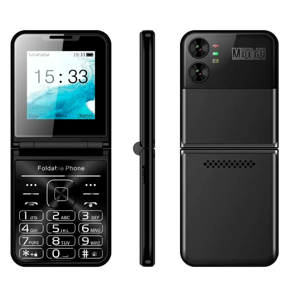 Мобильный телефон UNIWA Flilo 4 (4Sim) Black Uniwa