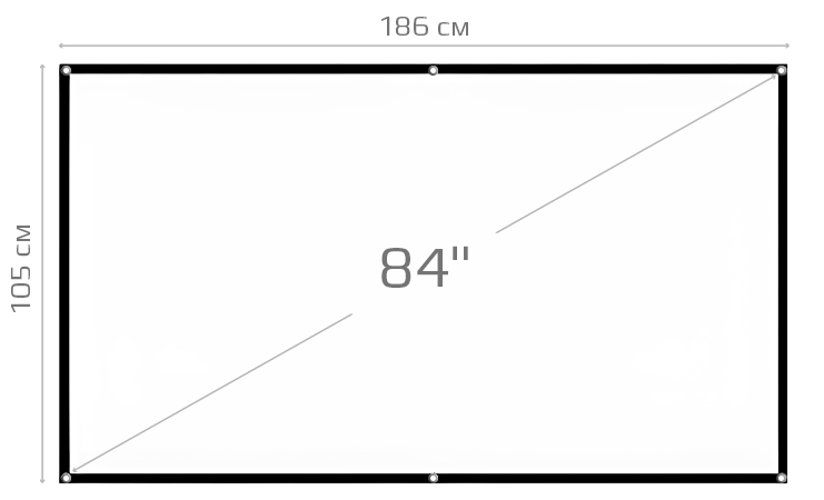 Купить Mivo Projector Screen 84" (M84B)
