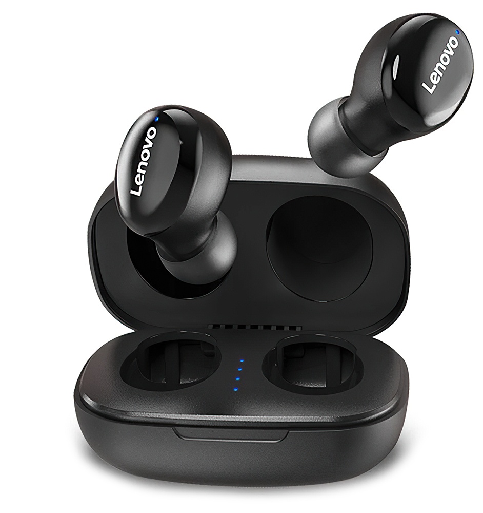 фото Наушники беспроводные lenovo h301 tws wireless earbuds black