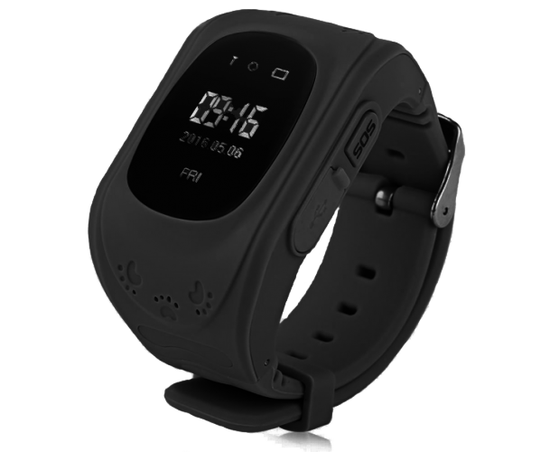 Детские умные часы с GPS Smart Baby Watch CARCAM Q50 OLED черные CARCAM