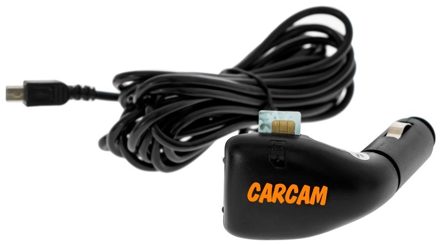 фото Автомобильное зарядное устройство с gsm-модемом для carcam combo каркам