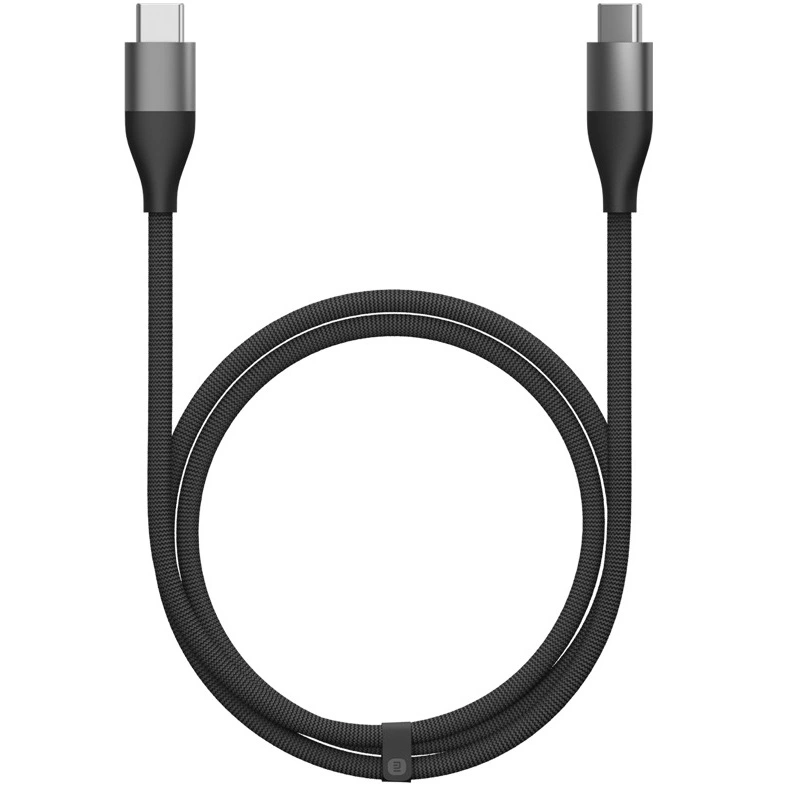 фото Кабель xiaomi dual type-c braided data cable 6a 1m (xmac1csy) dark gray carcam