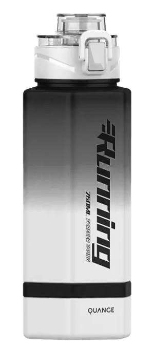 Спортивная бутылка Xiaomi Quange Tritan 760ml TR102-760 Black White Quange