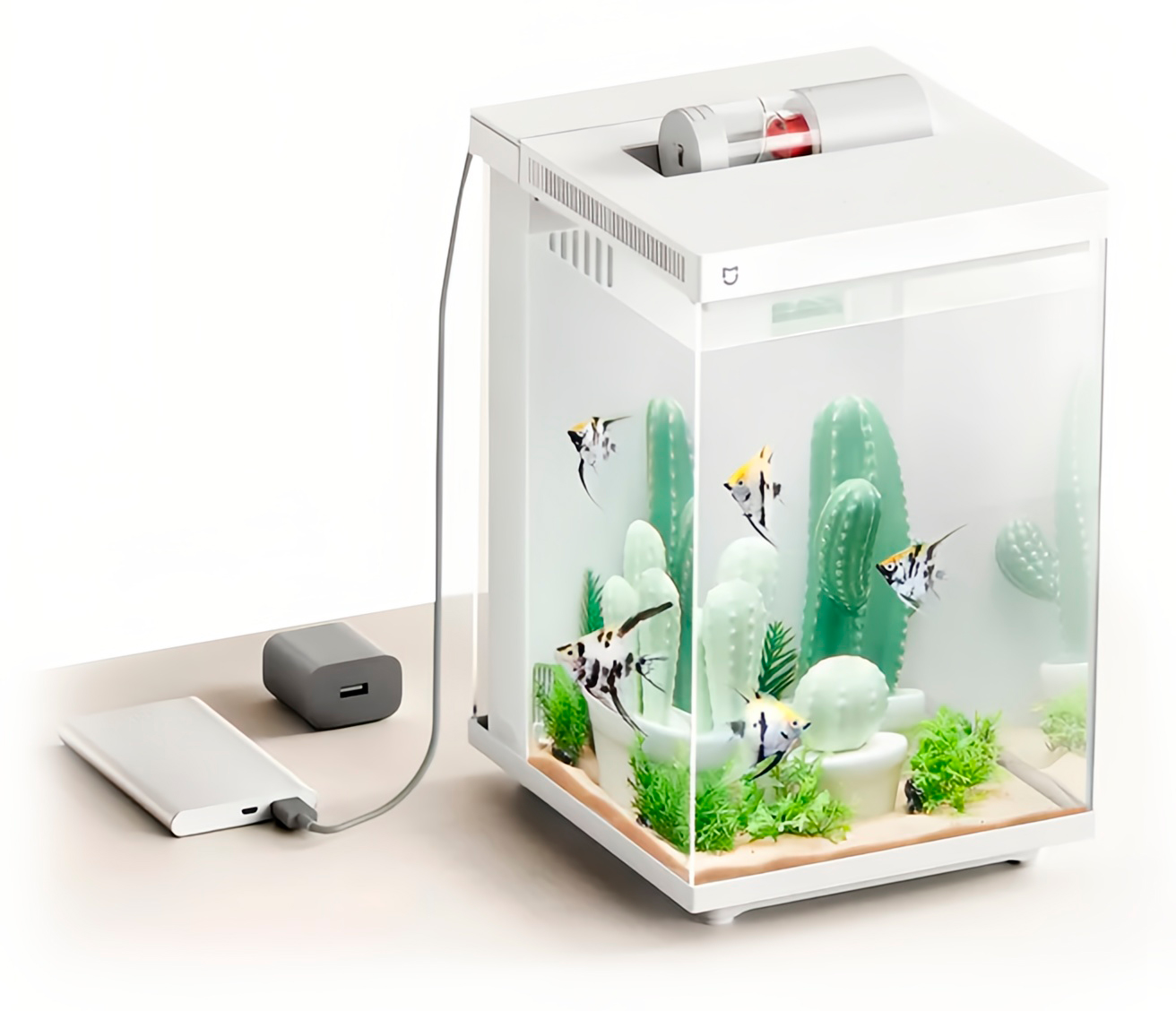 Купить Xiaomi Mijia Smart Desktop Fish Tank (MYG200) Ceramic White