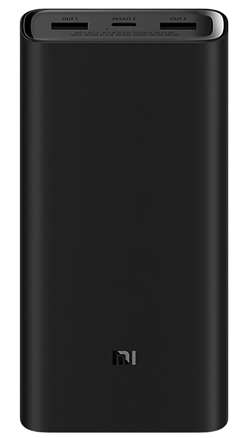 Xiaomi Mi Power Bank 3 Super Flash Charge 20000 mAh Black КАРКАМ