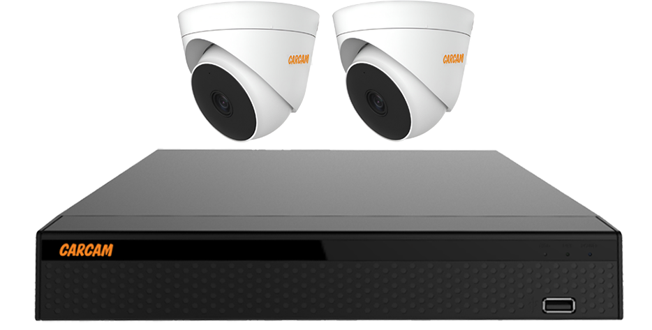 Комплект видеонаблюдения CARCAM 4CH XVR KIT 3004/2075X2 беспроводной комплект видеонаблюдения carcam 4ch wifi nvr kit 1080 4 lcd