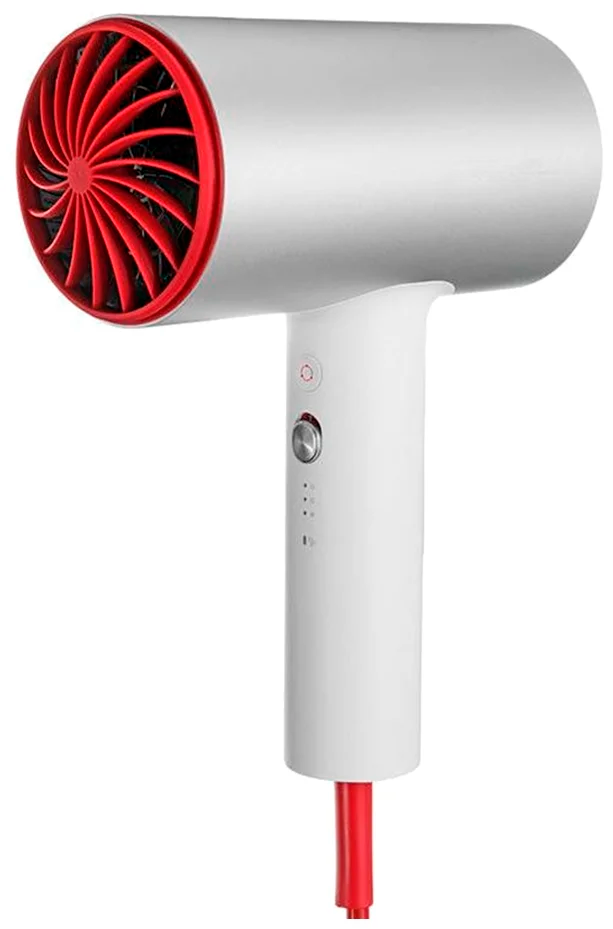 Фен Xiaomi Negative Ionic Quick-drying Hairdryer H5 Silver hair dryer negative ionic blow dryer 120000 rpm brushless motor 40m s fast drying high speed low noise thermo control hairdryer
