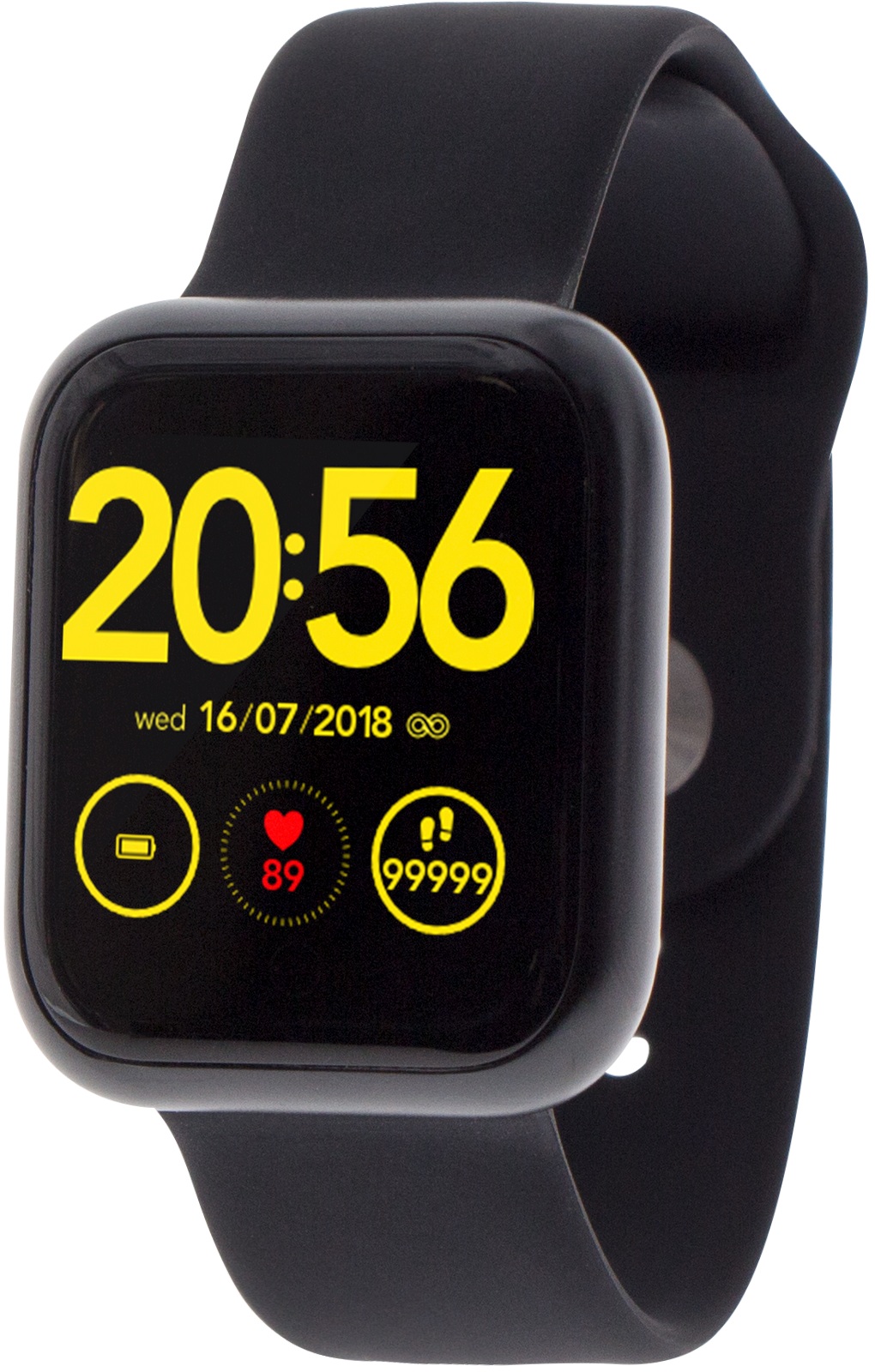 фото Часы carcam smart watch gt1 - black, силикон