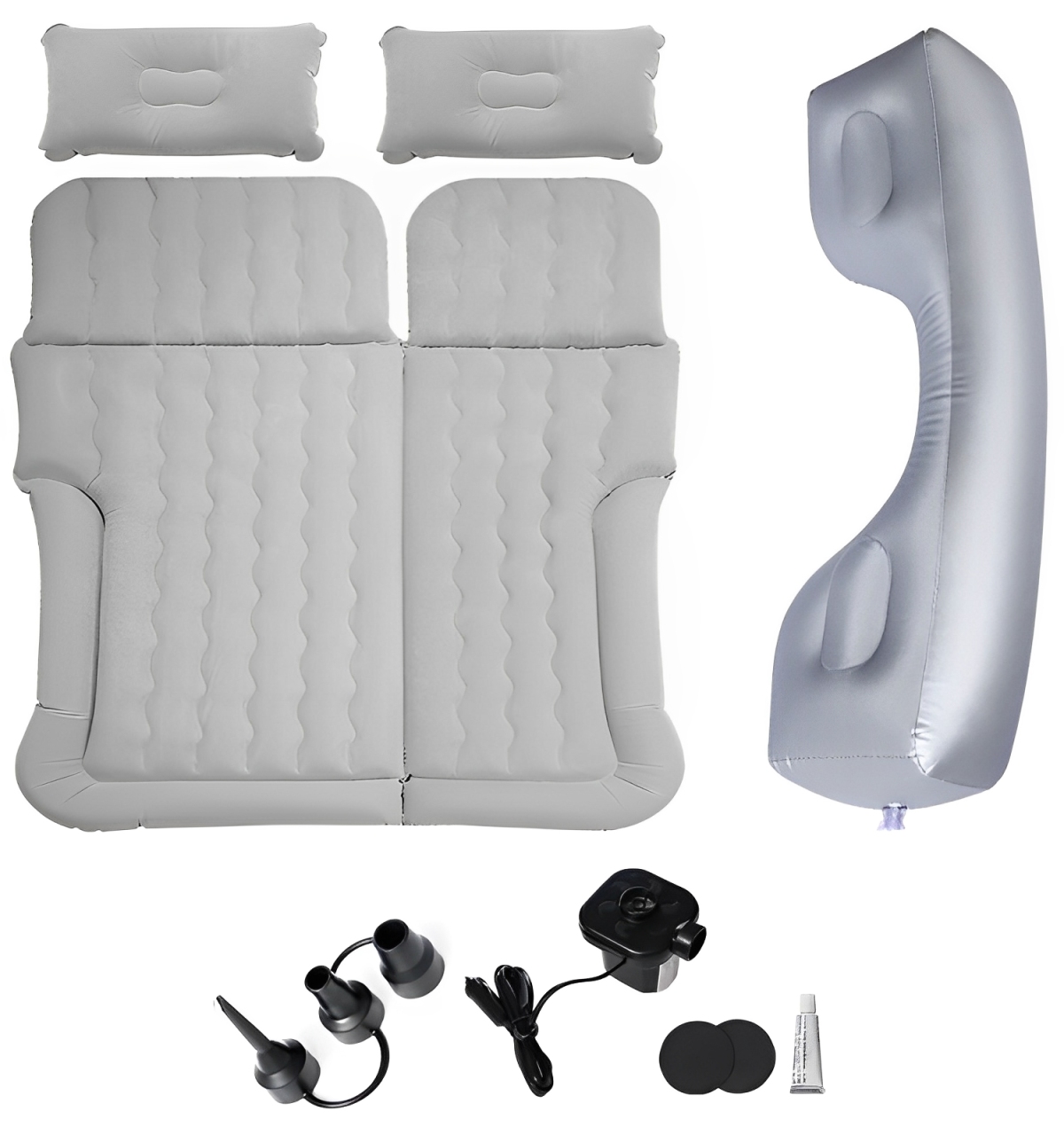 Купить TellWoo Car Mountedinflatable Bed 174cm*126cm (TWCQC-08) Black/Grey/Beige