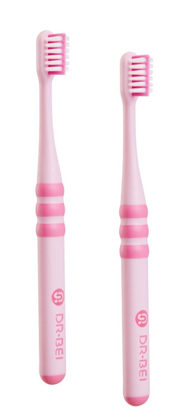 Xiaomi Dr. Bei Toothbrush (2 шт) - Pink КАРКАМ