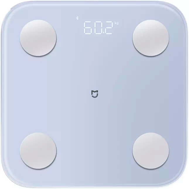 Умные весы Xiaomi Mijia Body Fat Scale S400 Blue диагностические весы medisana target scale 3