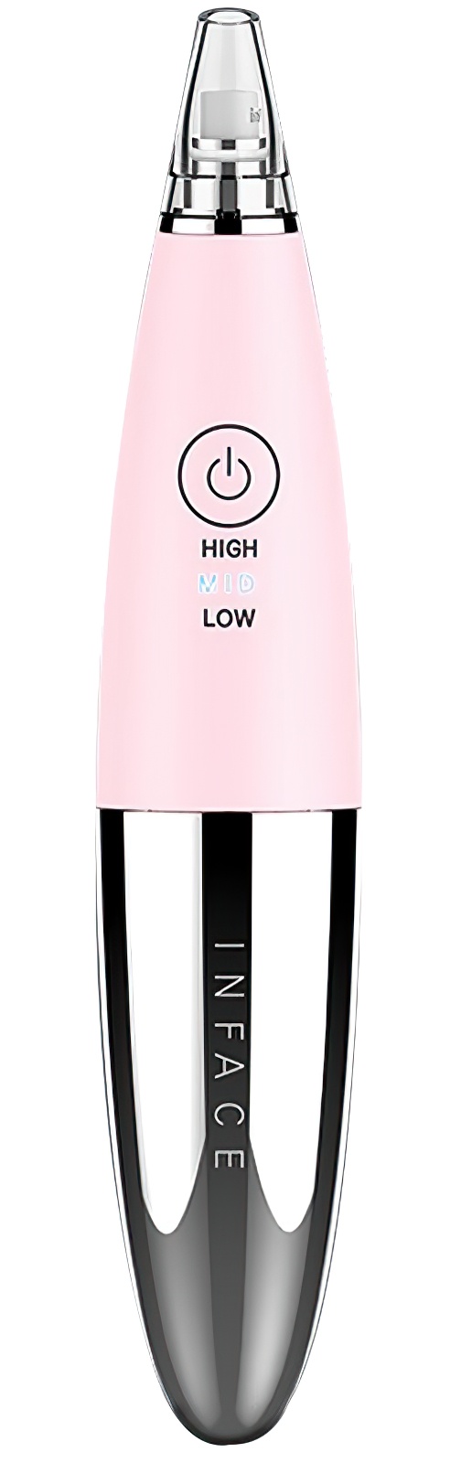 фото Вакуумный аппарат для чистки лица xiaomi youpin inface electric blackhead apparatus pink (ms7000)