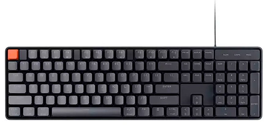 Проводная клавиатура Xiaomi Wired Mechanical Keyboard (JXJP01MW) Space Gray