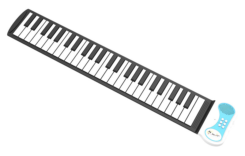 Портативное гибкое пианино Silicon Flexible Roll Up Piano 49 KONIX - фото 1