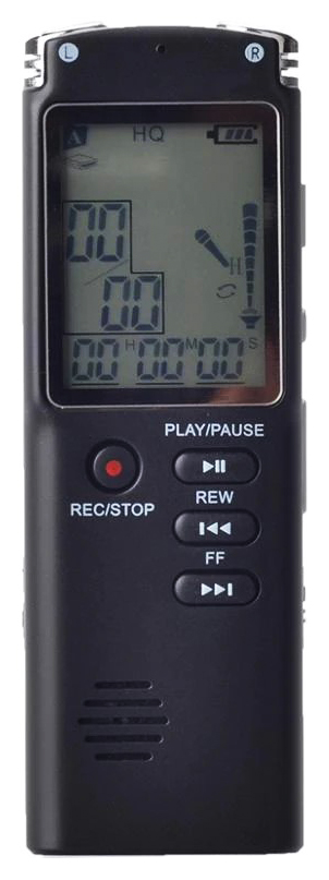 Профессиональный цифровой диктофон с двойным стерео микрофоном Savetek T60 8GB цифровой диктофон ambertek vr307 8 гб