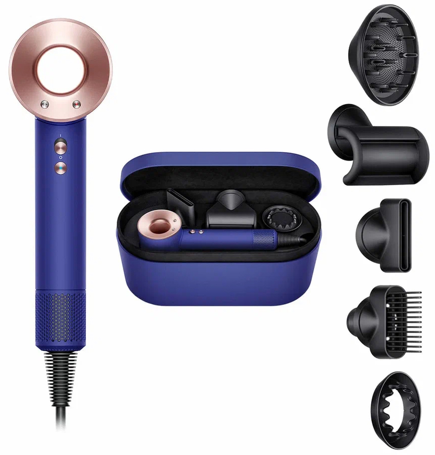 Фен для волос Supersonic Hair Dryer (HD08) Vinca blue and Rose Supersonic