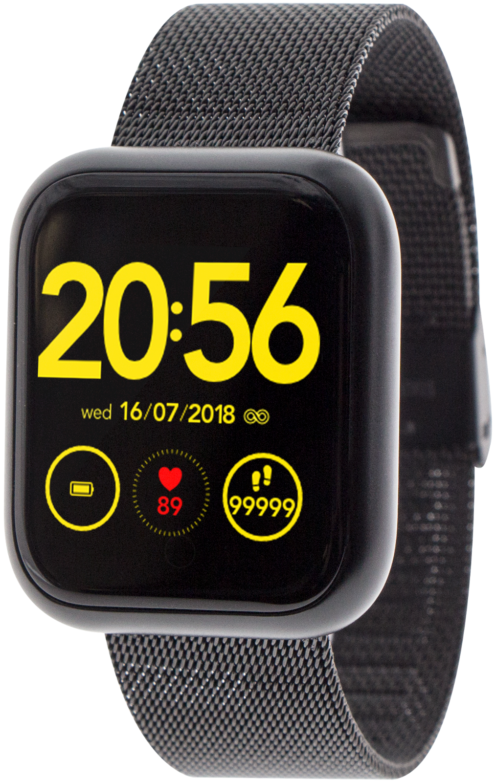 фото Часы carcam smart watch gt1 - black, черный металл