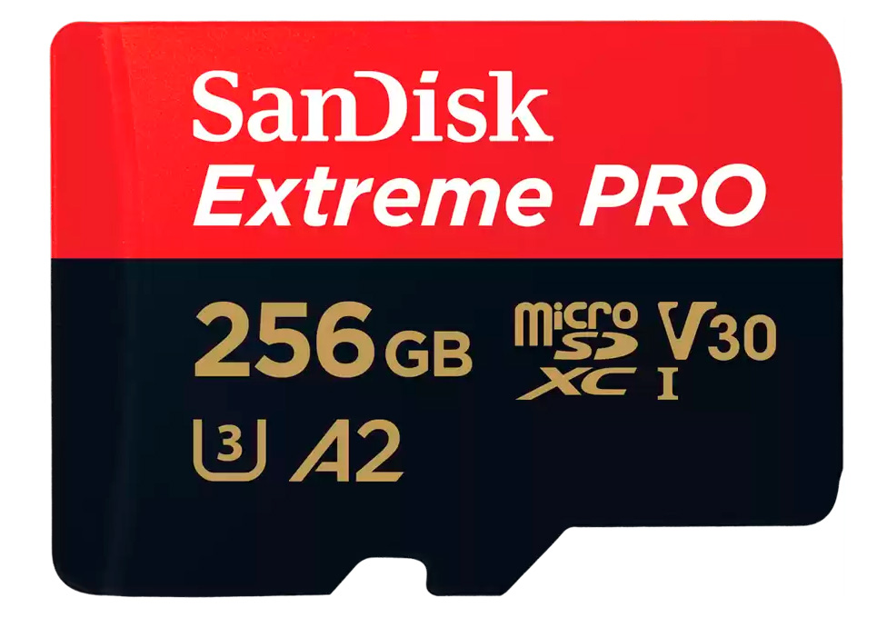 Карта памяти SanDisk Extreme Pro 256GB microSDXC UHS-I with Adapter (SDSQXCD-256G-GN6MA) карта памяти sandisk extreme microsdxc 256gb uhs i u3 v30 a2 sdsqxav 256g gn6mn