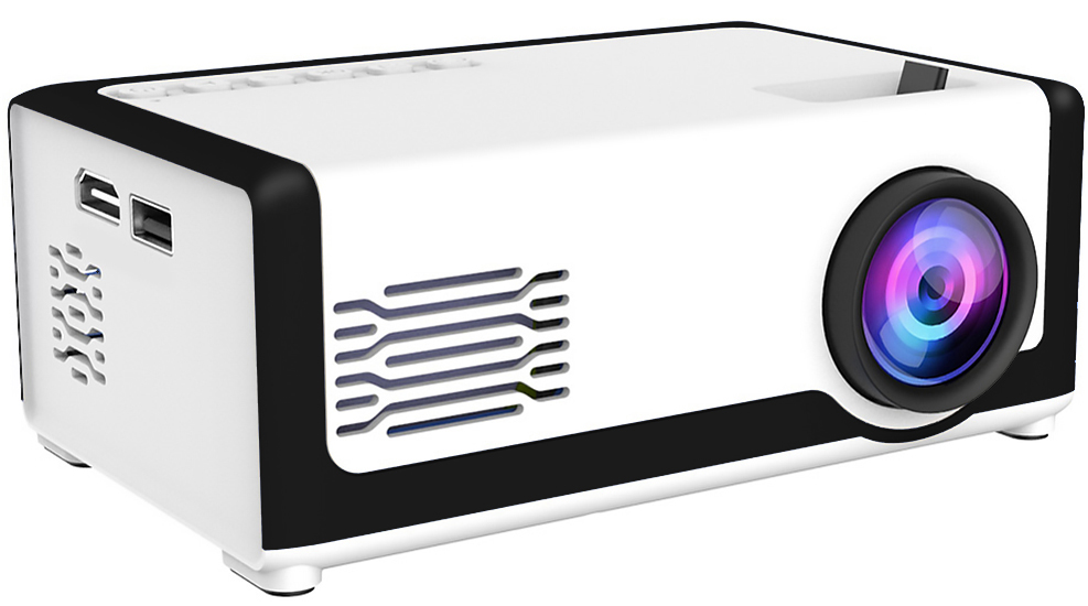 Портативный проектор LED Multimedia Projector M1 Black/White -