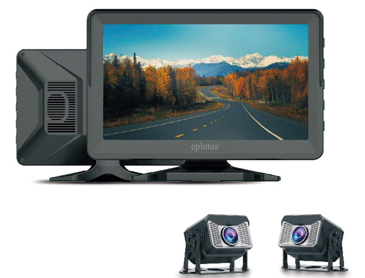 Автомобильный видеорегистратор-монитор для грузовиков Eplutus D705 автомобильный видеорегистратор harper