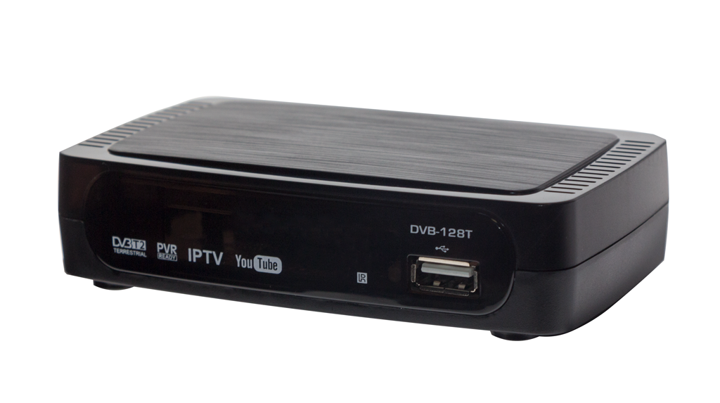Цифровой DVB-T2 TV-тюнер DVB-128T CARCAM
