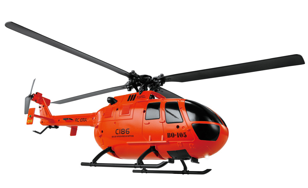 Радиоуправляемый вертолет RC ERA C186 Helicopter Orange RC ERA - фото 1