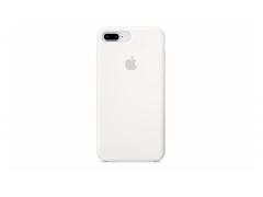 Чехол для iPhone 8 plus Silicon Case белый CARCAM