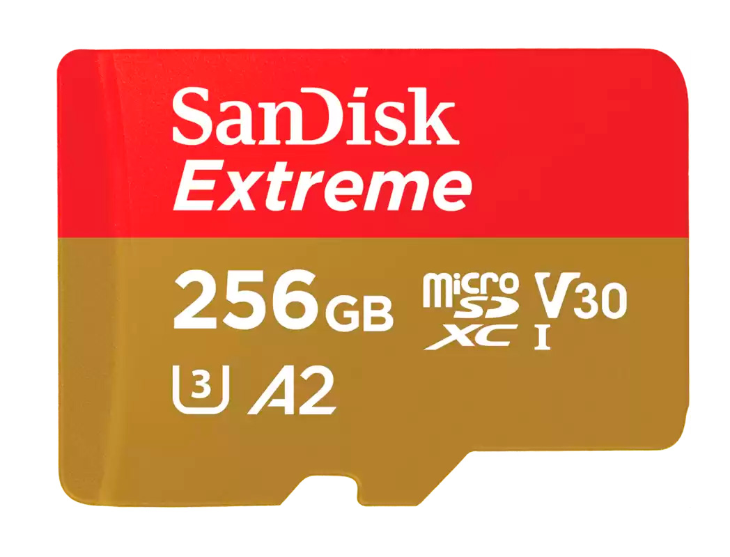 Карта памяти SanDisk Extreme 256GB microSDXC UHS-I (SDSQXAV-256G-GN6MN) карта памяти 256gb sandisk extreme micro secure digital xc class 10 uhs i a2 v30 u3 sdsqxav 256g gn6mn