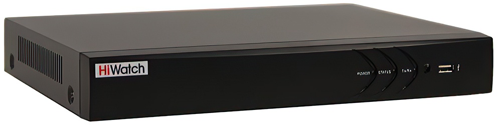 Гибридный видеорегистратор HiWatch DS-H216UA(B) гибридный регистратор hiwatch dvr 108p g n b